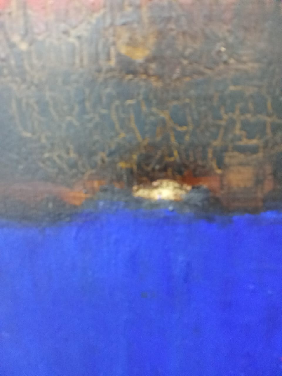 Contemporary Oil Canvas painting - After Mark Rothko / Signed / Unique