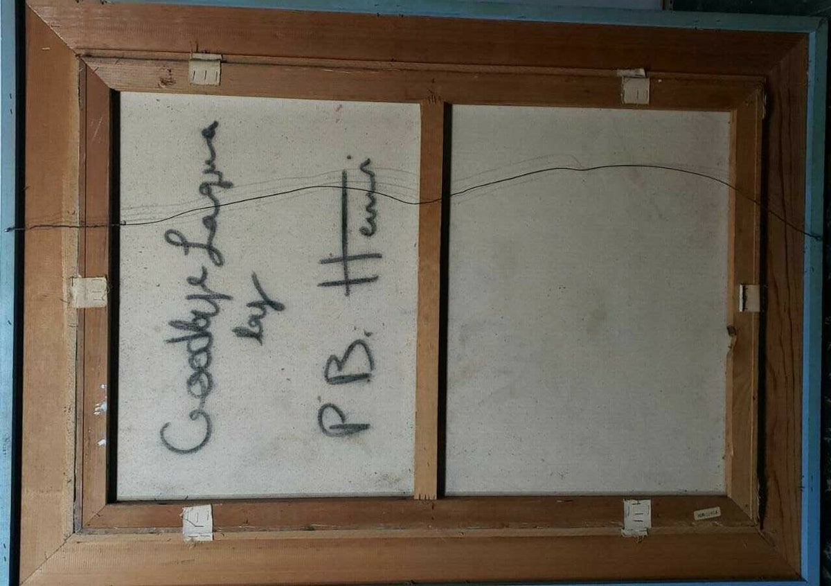 Paul Blaine Henrie 1932 - 1999 / Knife Pallet /  Signed & Titled