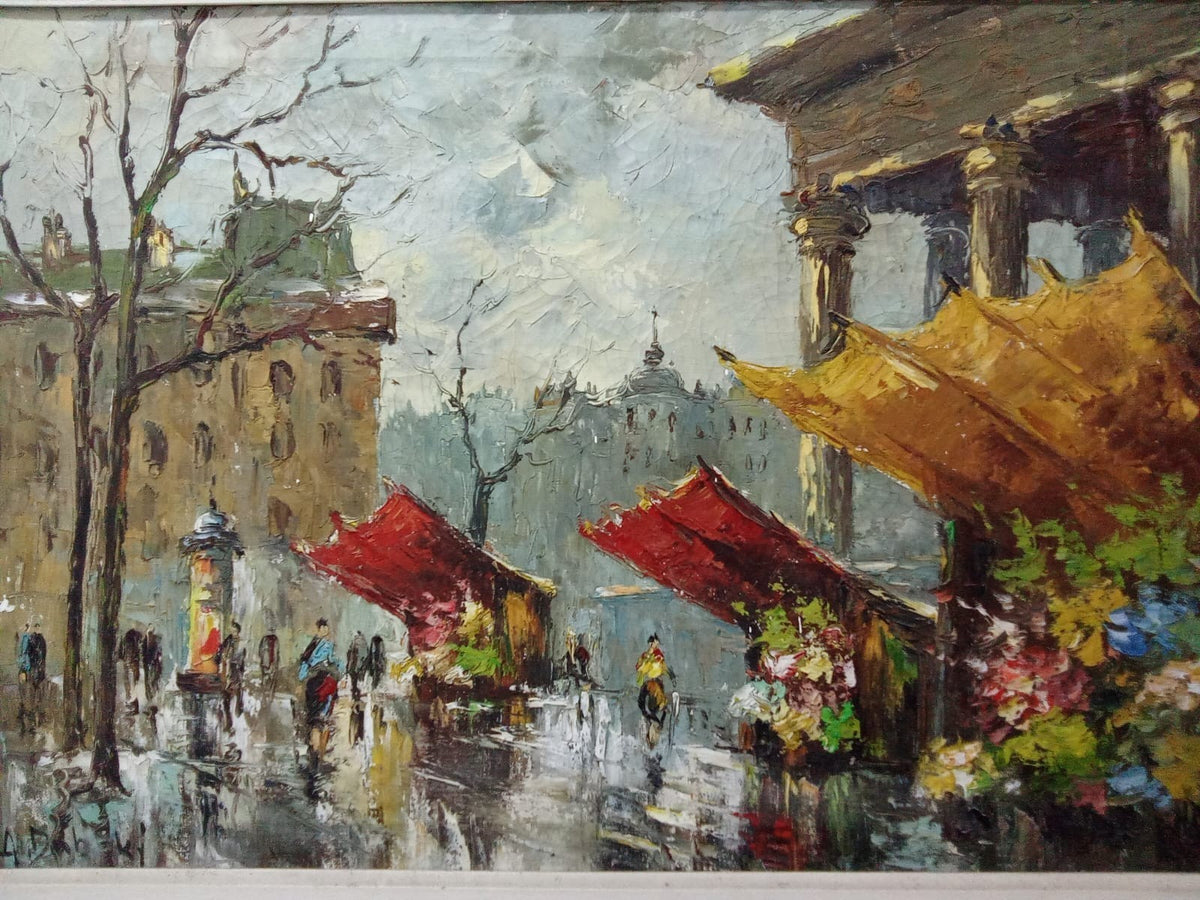 Anna Dubsky - Oil Canvas painting / French Landscape