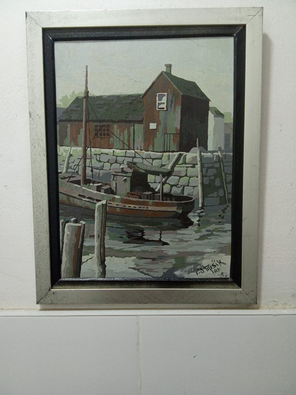 Paul STRISIK (1923 - 1995) - Two Oil painting / Signed / Contemporary American M
