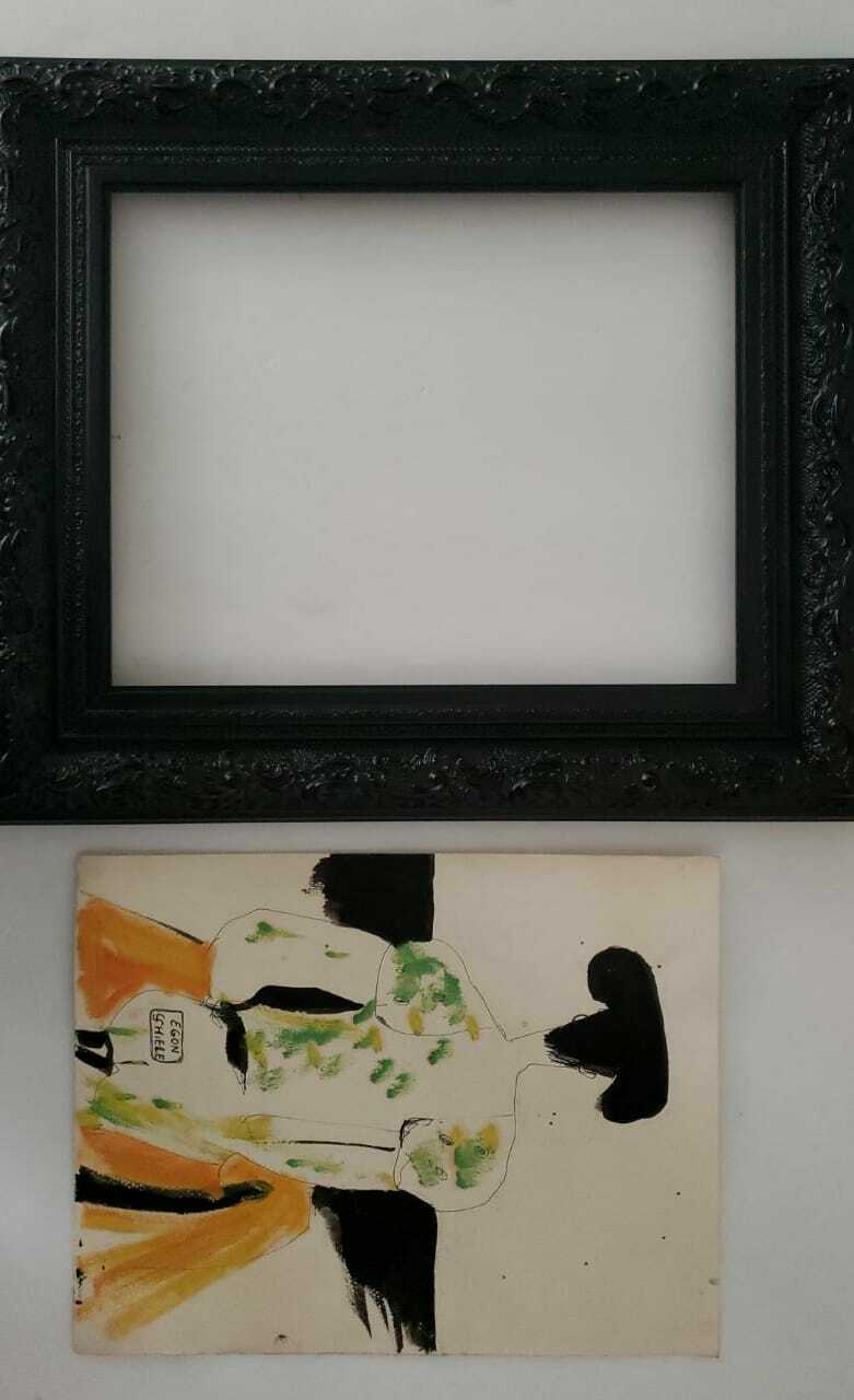 EGON SCHIELE (1890-1928) Unique FINE Attributed Artwork / Amazing / Signed 