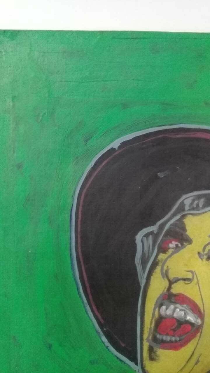 FINE POP MASTER ANDY WARHOL  - Amazing Art Handmade painting / Signed 