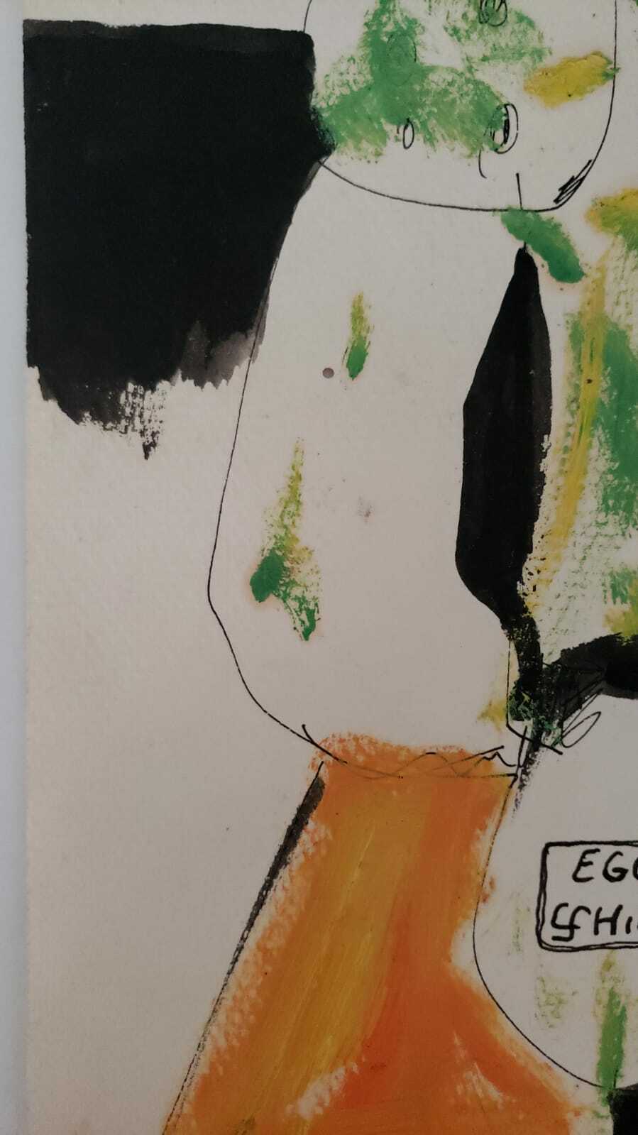 EGON SCHIELE (1890-1928) Unique FINE Attributed Artwork / Amazing / Signed 