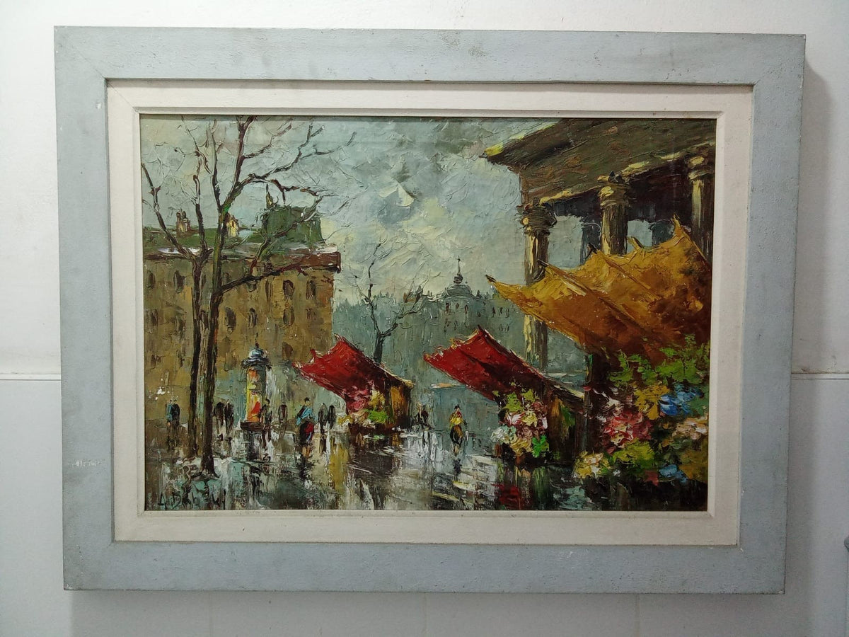 Anna Dubsky - Oil Canvas painting / French Landscape