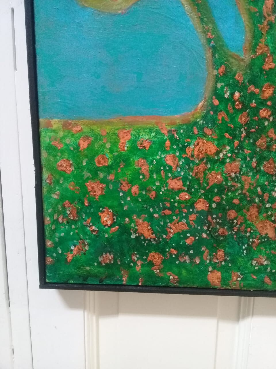 NICOLAS GARCIA URIBURU - Contemporary  Oil Canvas "Ombú"