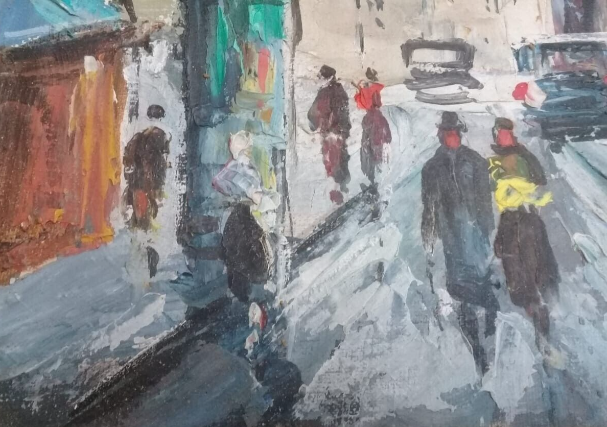 Anna Dubsky - Oil canvas painting / European landscape