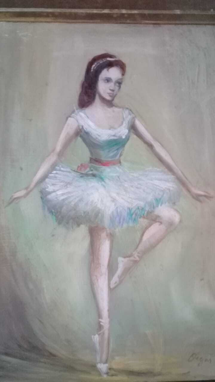 EDGAR DEGAS - After Oil Painting - Vintage Art / UNIQUE