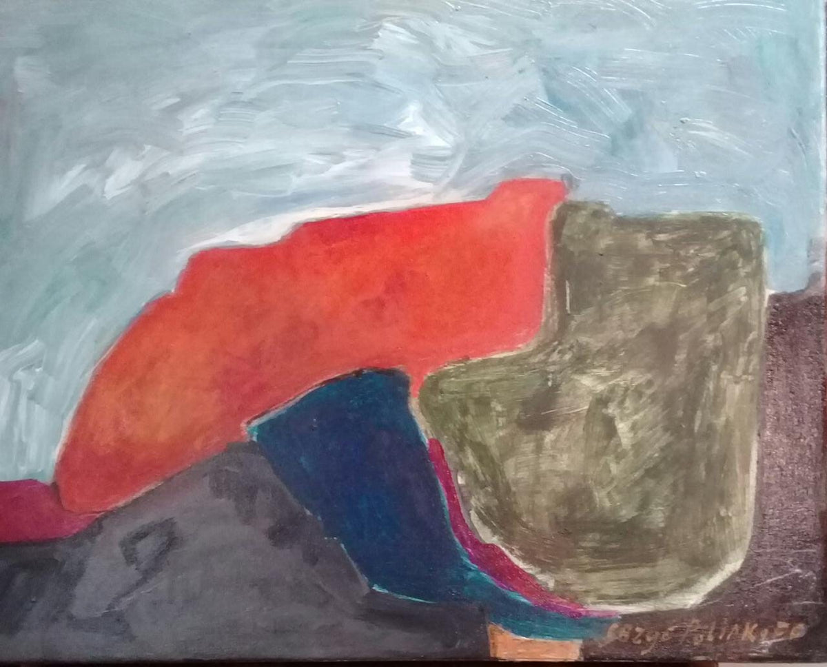 Serge Poliakoff - Oil Canvas Painting / Abstract Composition
