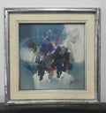 LEONIDAS ZAVALETA / Oil canvas painting / Abstract Theme / FINE