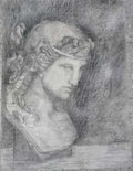 FINE Vintage Art Drawing By FERNANDO POMALAZA - Signed / Amazing 1970s