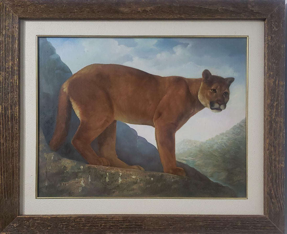 Contemporary Fine Oil Canvas Painting / 1980 - Animal Collector