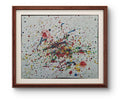 SAM FRANCIS - POSTWAR ARTIST - Oil painting on paper