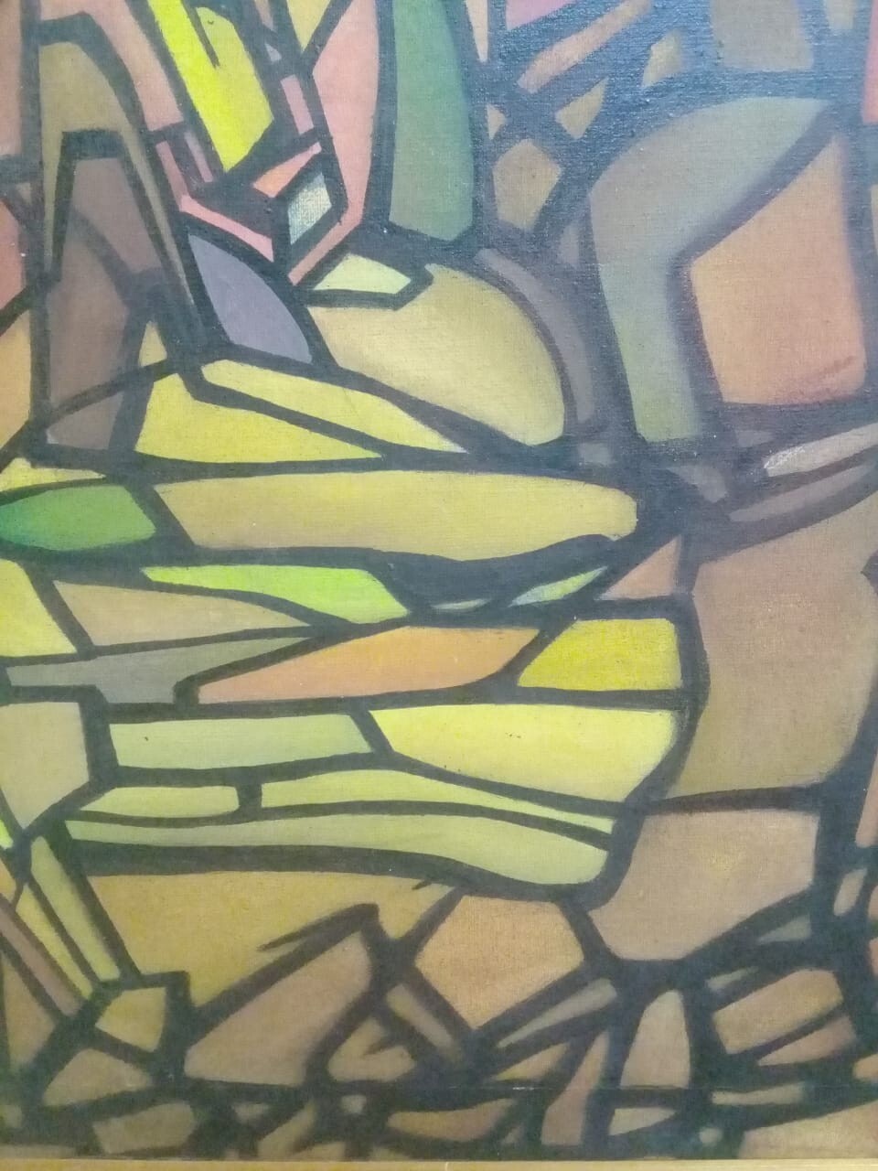 Amazing contemporary cubism: Alejandro Gonzales APU-RIMAK - Oil Canvas Painting