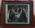 Fine Art - Julia Codesido - Peruvian Master Painter - "Engraving" / Signed / A1