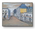 Original French Painting  / SIGNED 1958 - " Chocolathenel"