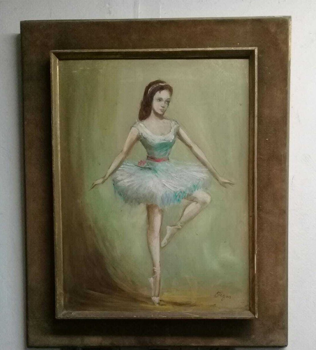 EDGAR DEGAS - After Oil Painting - Vintage Art / UNIQUE