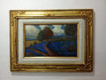 American Texas Master Porfirio Salinas (1910 - 1973) - "Bluebonnets" Oil canvas