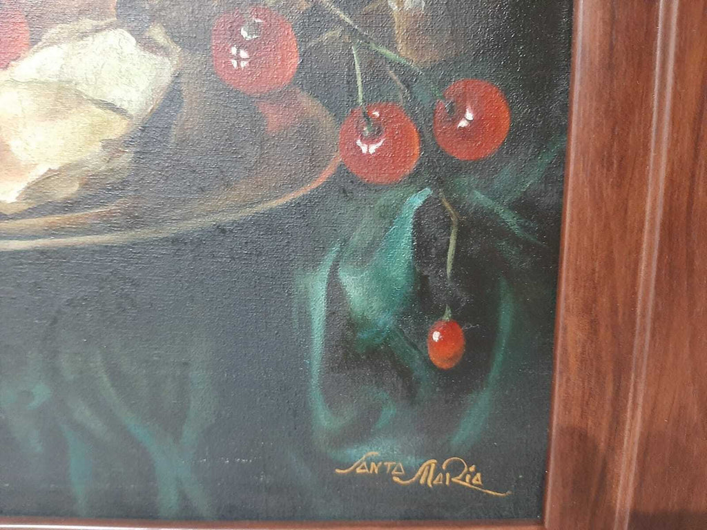 FINE ART: Master Painter SANTA MARIA  / Oil canvas / Signed / Very Beautiful 