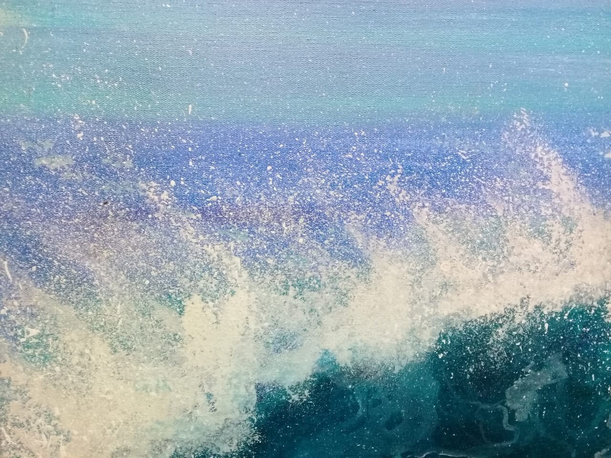 "Surfboard Hawaiian" / VITO LOLI 2003 - Contemporary Oil Canvas Painting
