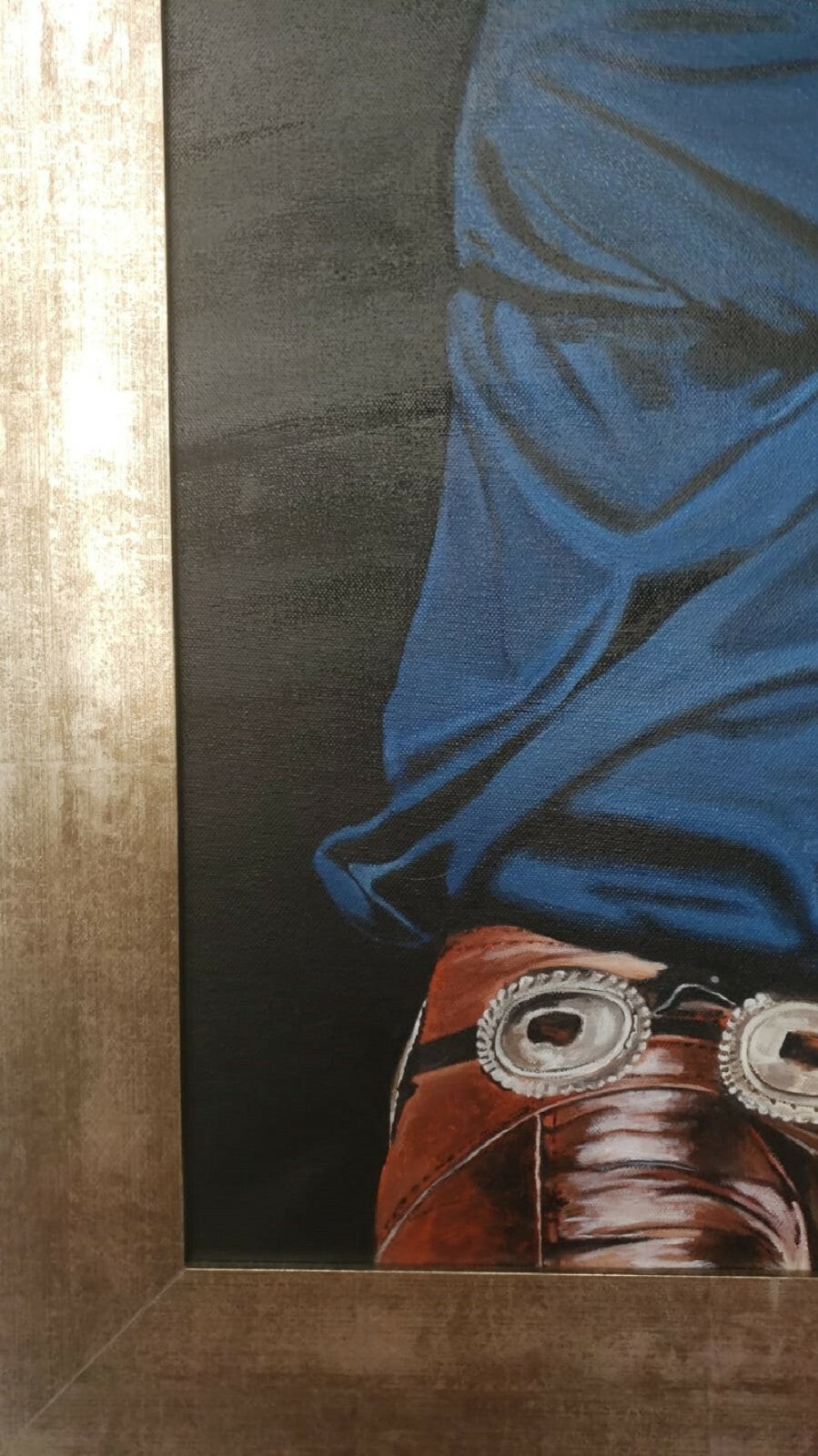 The Doors (Jim Morrison Inmortal) - Oil canvas painting FRAMED - 1980's