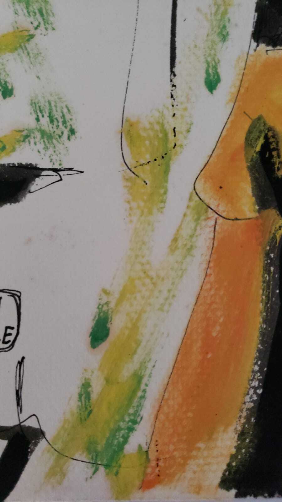 EGON SCHIELE (1890-1928) Unique FINE Attributed Artwork / Amazing / Signed 