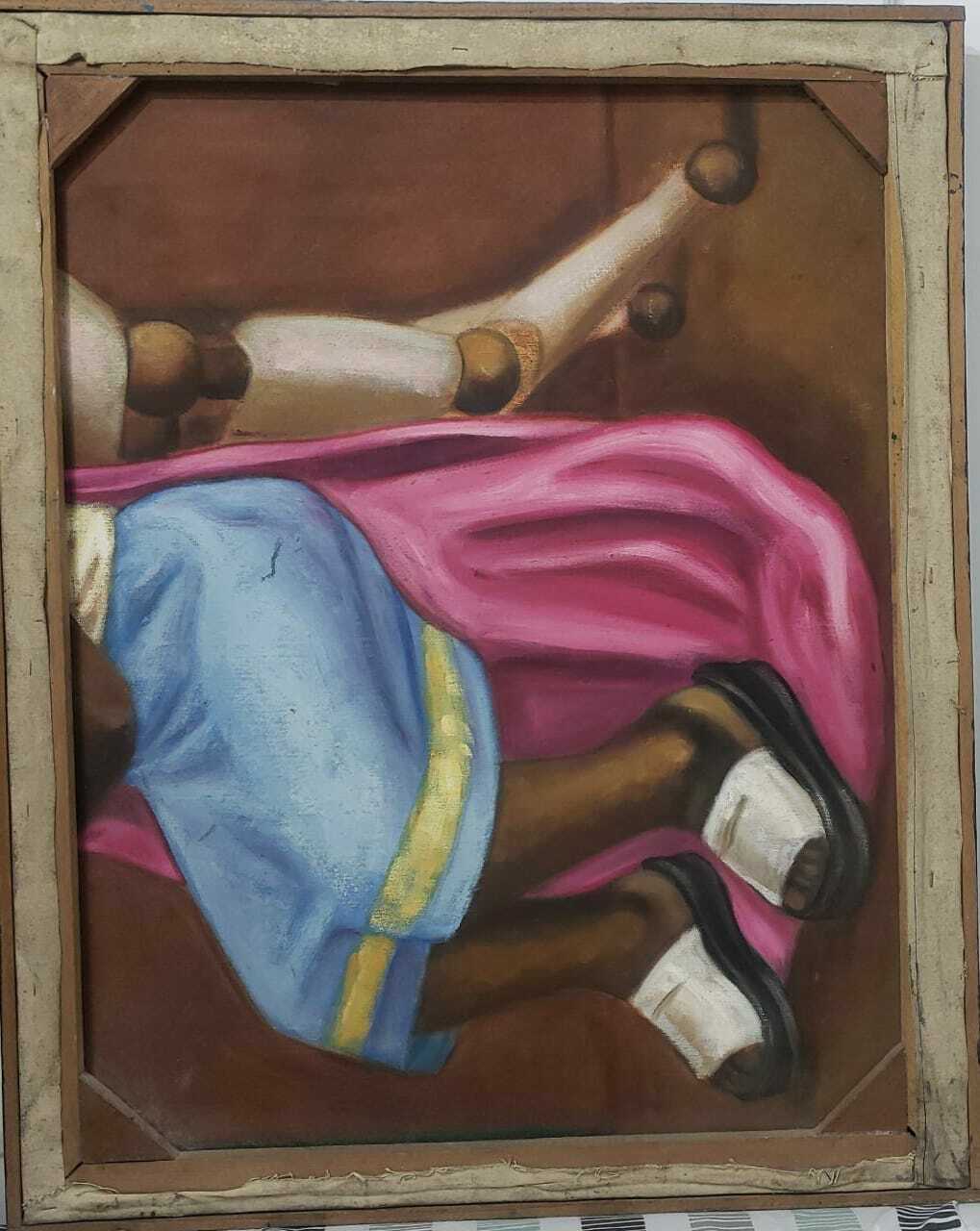 FINE ART Surrealism Oil canvas / Signed  / Unique piece / Art Masterwork