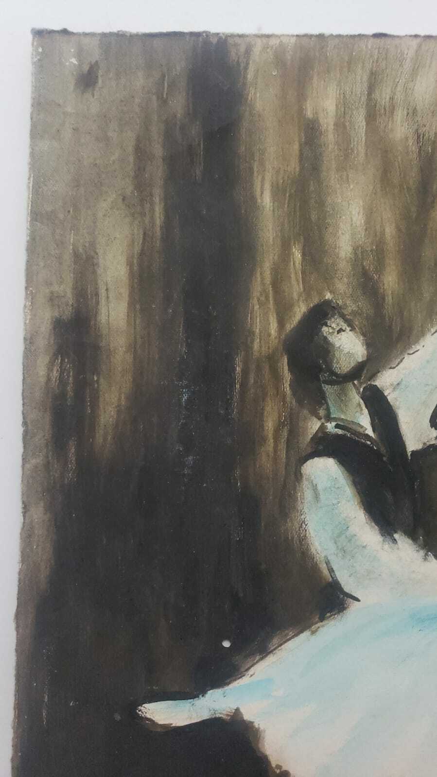Real Antique Edgar Degas / Watercolor & Pastels / Manner of French Master 