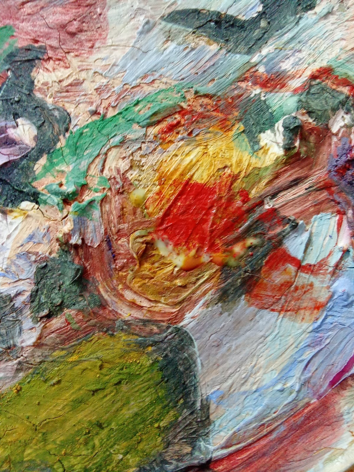 Amazing Contemporary Oil Canvas Painting "Still Life" Attributed Gazbia Sirry