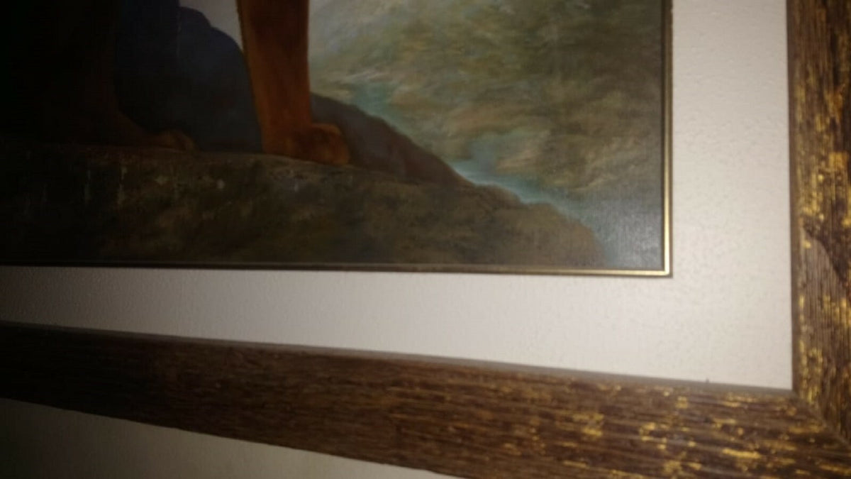 Contemporary Fine Oil Canvas Painting / 1980 - Animal Collector