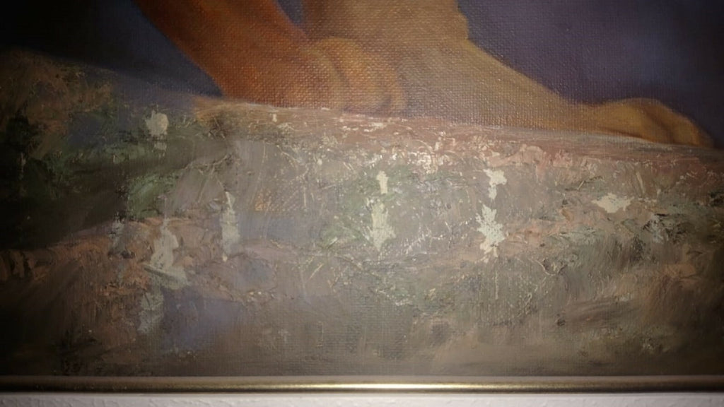 Contemporary Fine Oil Canvas Painting / 1980 - Animal Collector