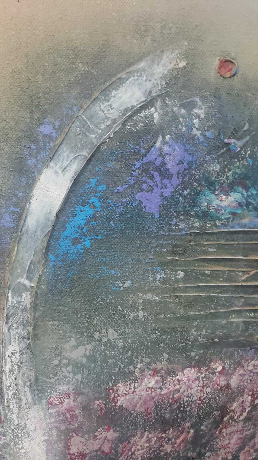 Antique Painting Surrealist / Signed / Unknown Painter / Super RARE 