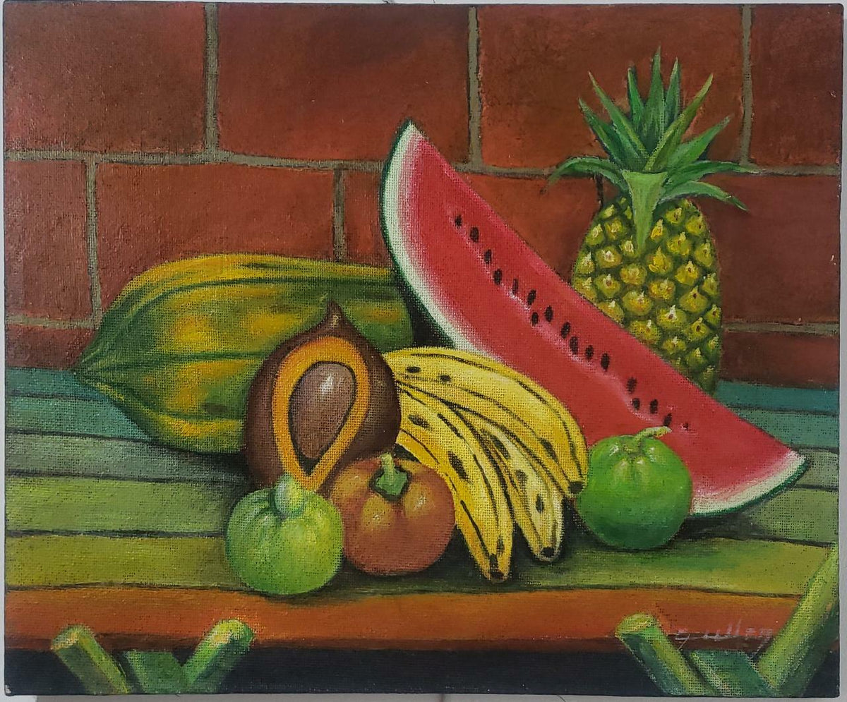 Antique Oil Canvas 1976 Signed "Guillen" - Amazing Still Life / FINE Vintage