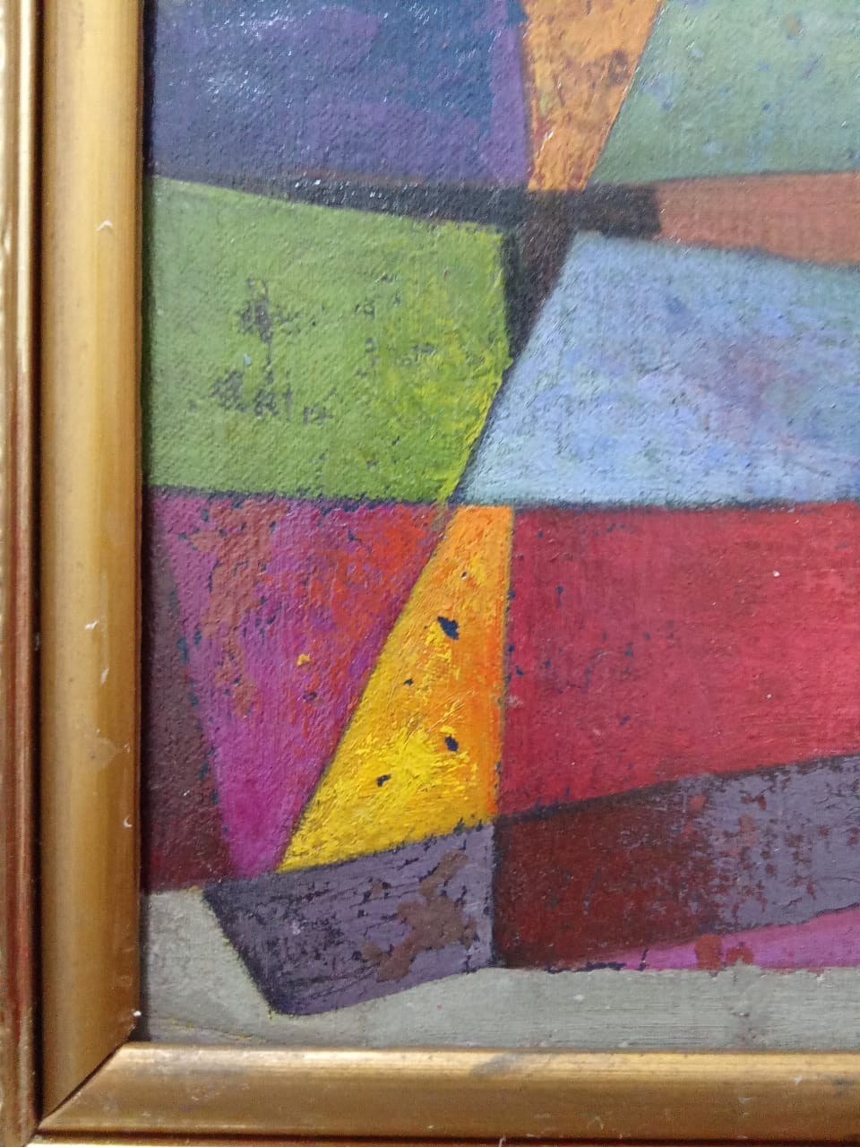 AFTER PAUL KLEE- Oil Canvas Painting / Contemporary / Signed