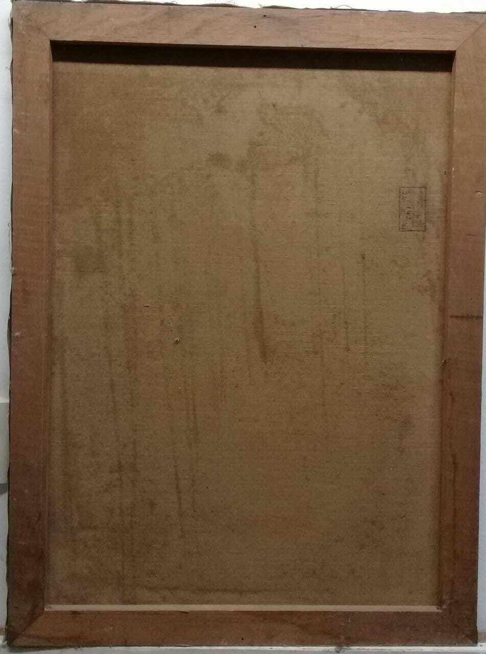 FINE Antique Master Painter Signed 1958 - Amazing Portrait / Oil Canvas Painting