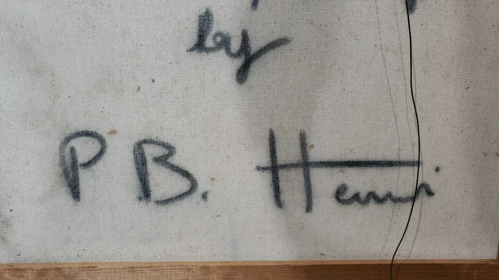Paul Blaine Henrie 1932 - 1999 / Knife Pallet /  Signed & Titled