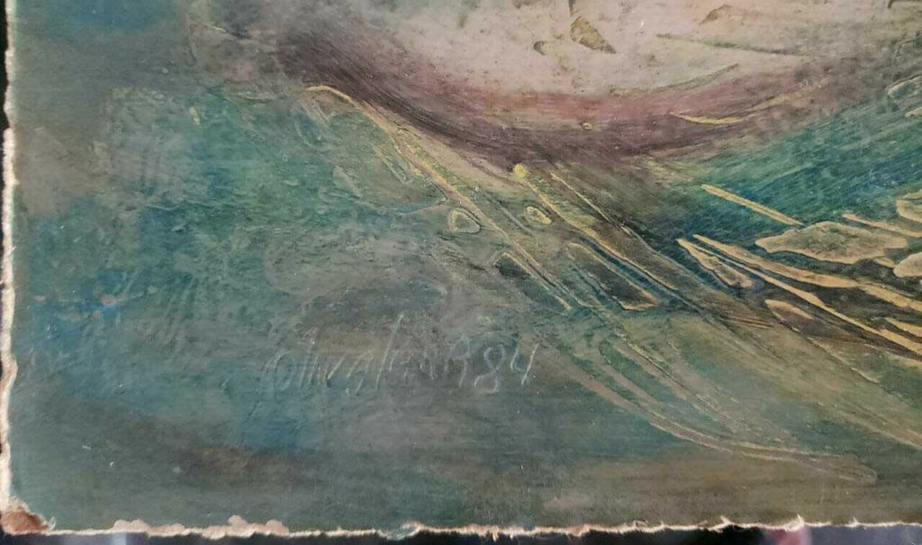 Peruvian Contemporary Old Master: OLIVA LARA 1984 - FINE ARTWORK