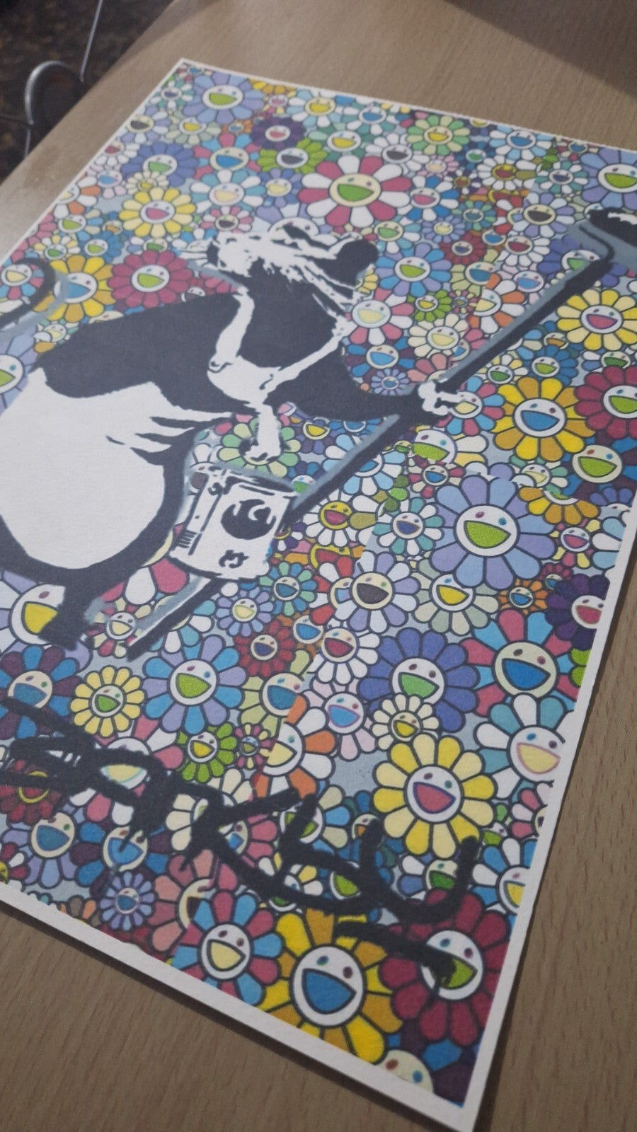 Paradise Gallery: BANKSY / MURAKAMI Limited edition 1/3 FINE Art Printing