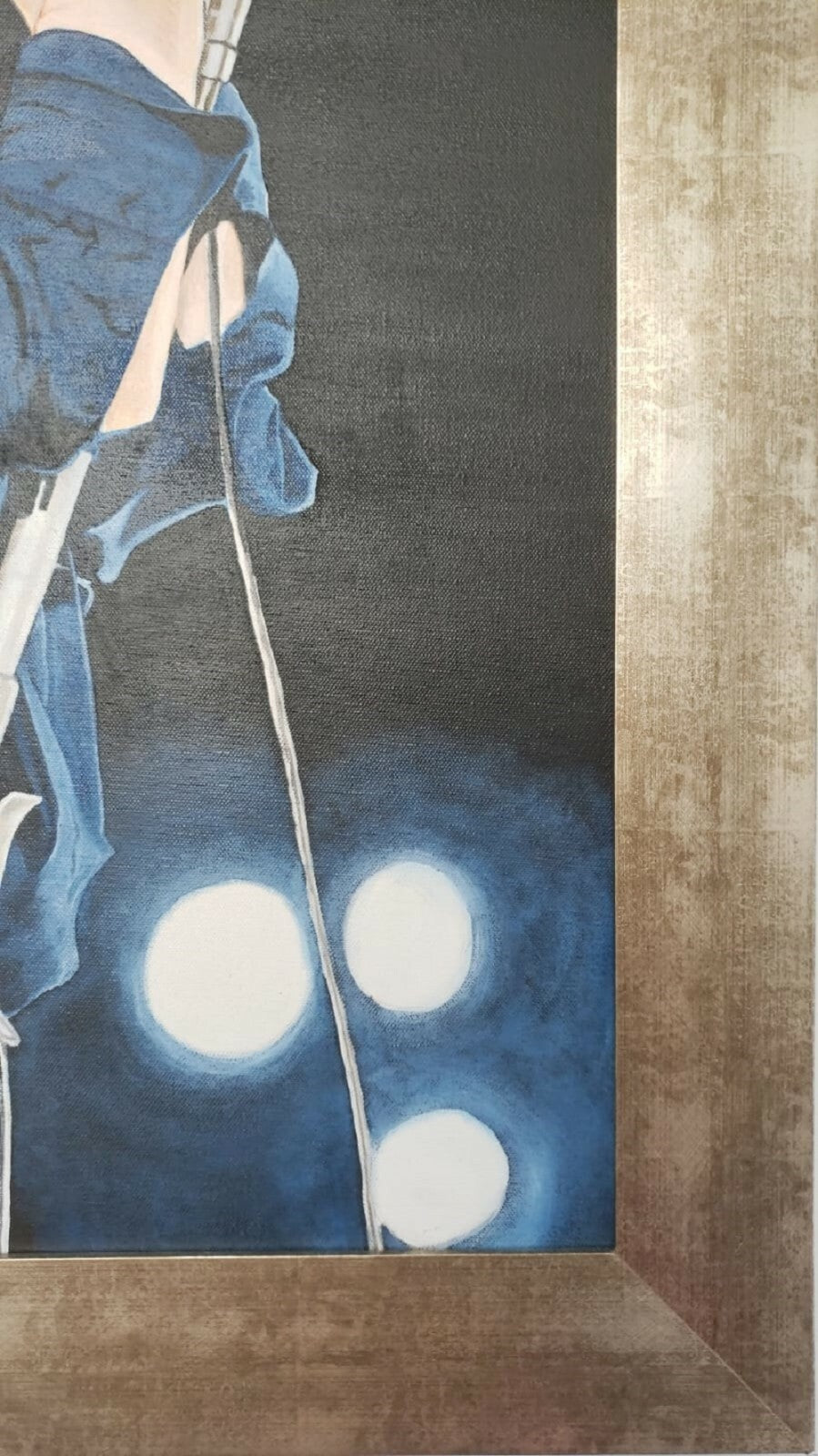 The Doors (Jim Morrison Inmortal) - Oil canvas painting FRAMED - 1980's