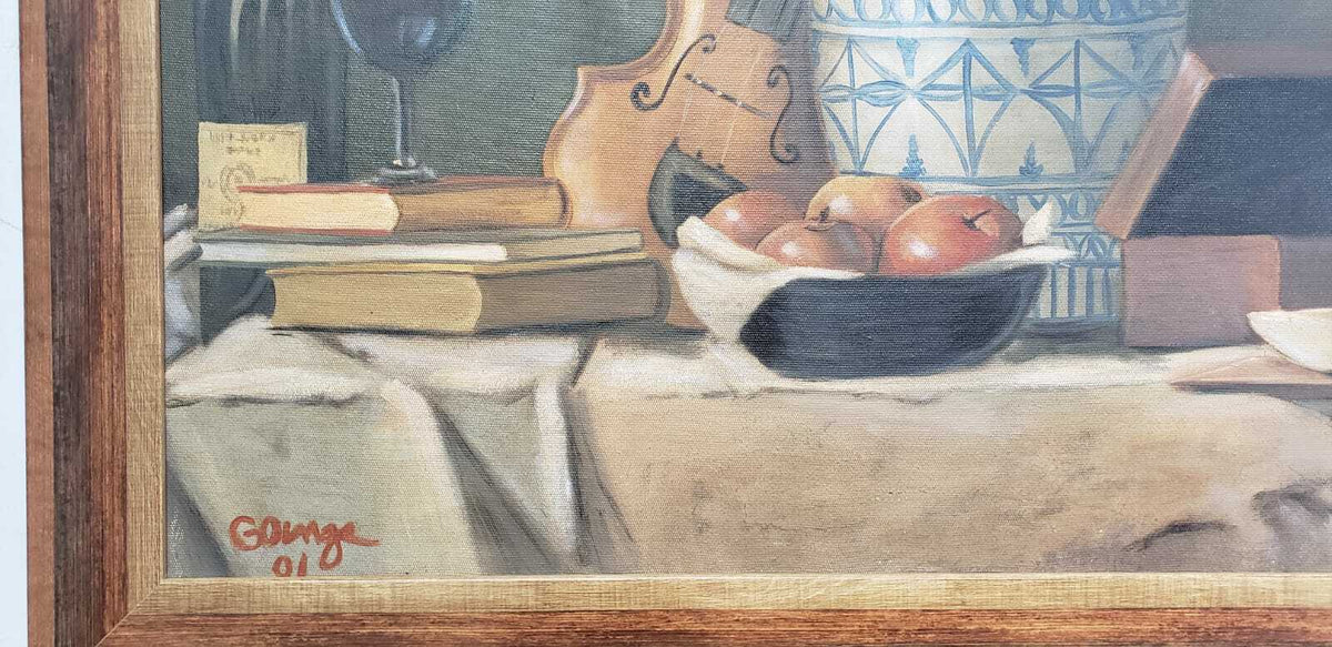 RALPH GOINGS (1928 - 2016) - Oil canvas - Hyperrealism / Very Nice