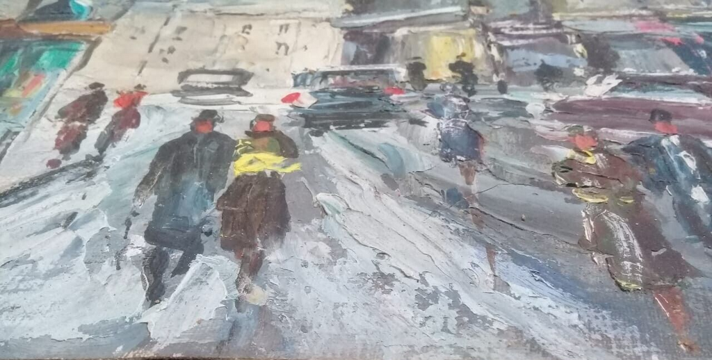 Anna Dubsky - Oil canvas painting / European landscape