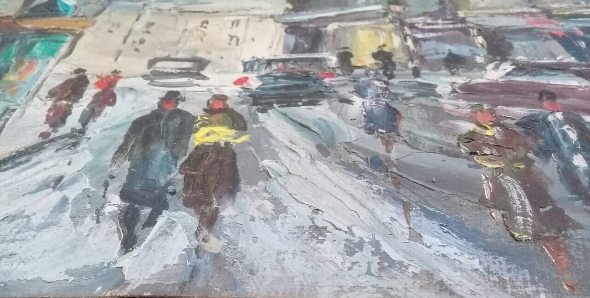 Anna Dubsky - Oil canvas painting / European landscape