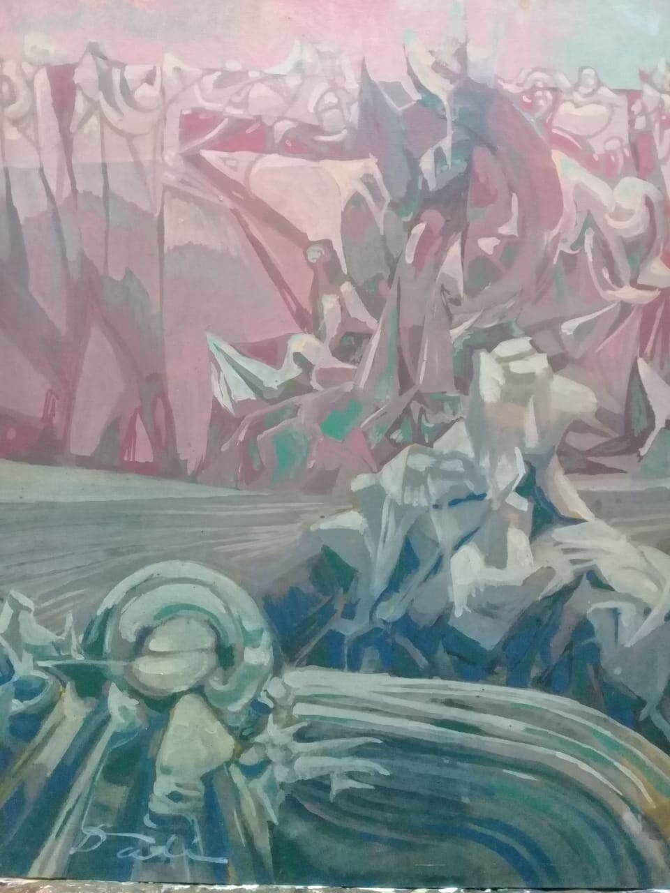 Salvador Dali (1904-1989) -Oil Canvas - Surrealism / Manner of