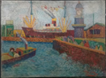 Théo Van Rysselberghe (1862 - 1926) AFTER Oil Canvas