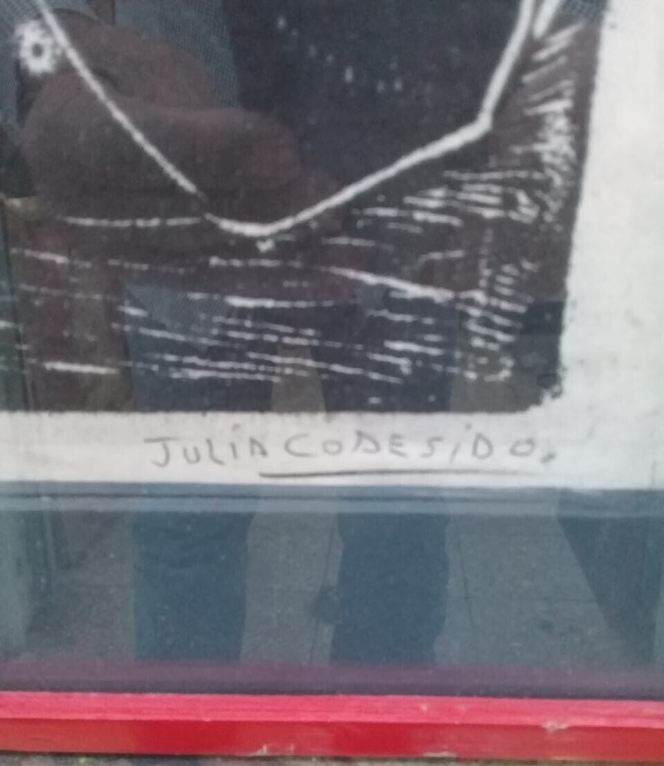 Fine Art - Julia Codesido - Peruvian Master Painter - "Engraving" / Signed / A1