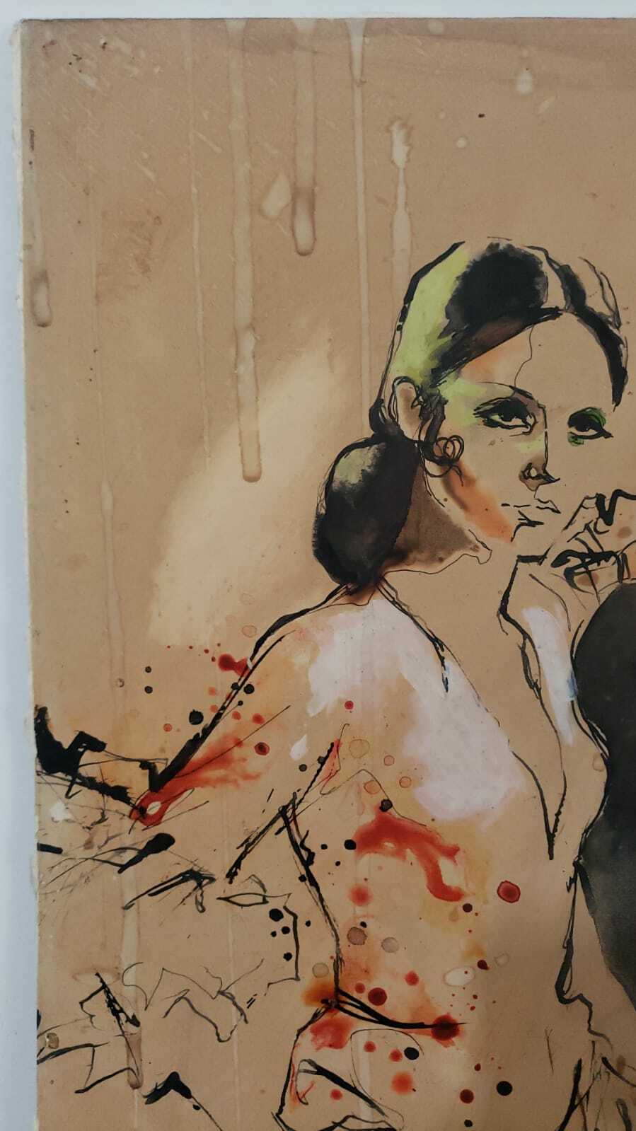 FINE painting by Miguel Gayo 1973 - celebrities / Spanish Flamenco