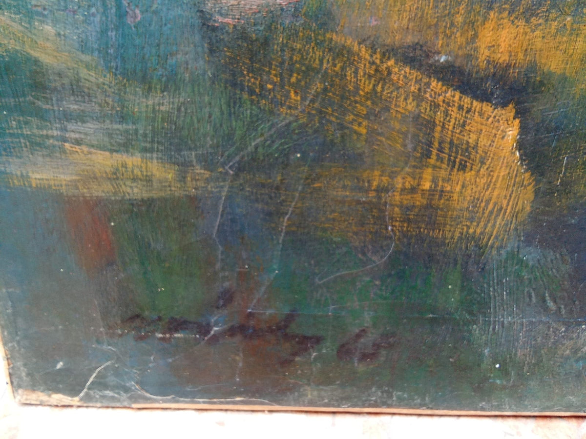 Contemporary  Peruvian Master: Alberto Dávila Zavala (1912 - 1988) "Sin Título"
