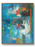 Alberto Dávila Zavala (1912 - 1988) "The Wait" Oil on canvas